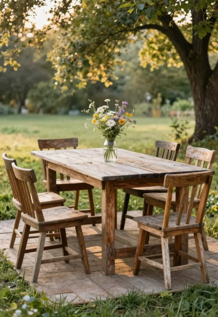 14 Backyard Patio Ideas for Comfortable Everyday Outdoor Living 1 14 Backyard Patio Ideas for Comfortable Everyday Outdoor Living 1. Reclaimed Wood Furniture 0