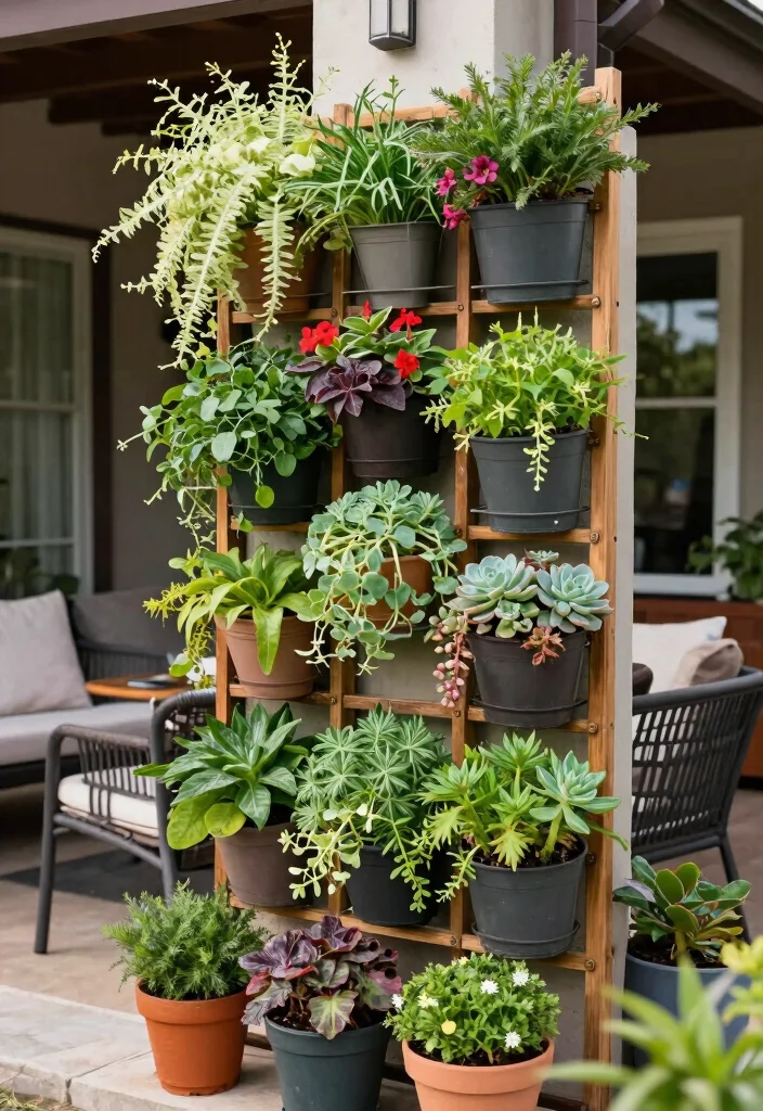 14 Backyard Patio Ideas for Comfortable Everyday Outdoor Living 13 14 Backyard Patio Ideas for Comfortable Everyday Outdoor Living 3. Vertical Gardens 0