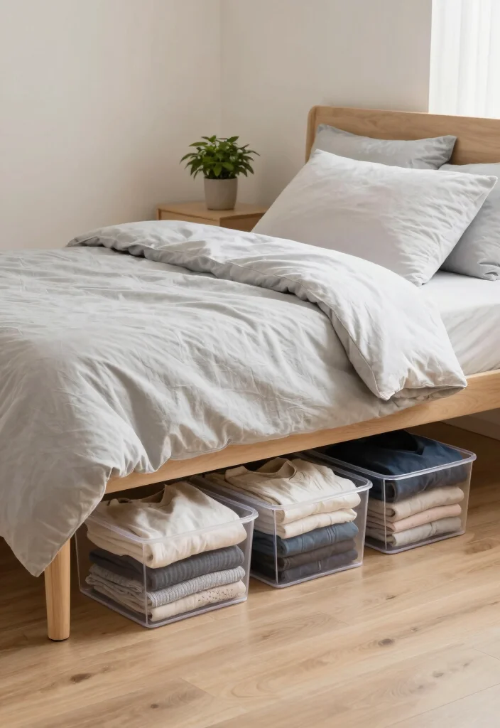 14 Bedroom Organization Ideas for a Calm Space 1 14 Bedroom Organization Ideas for a Calm Space 1. Utilize Under Bed Storage 0