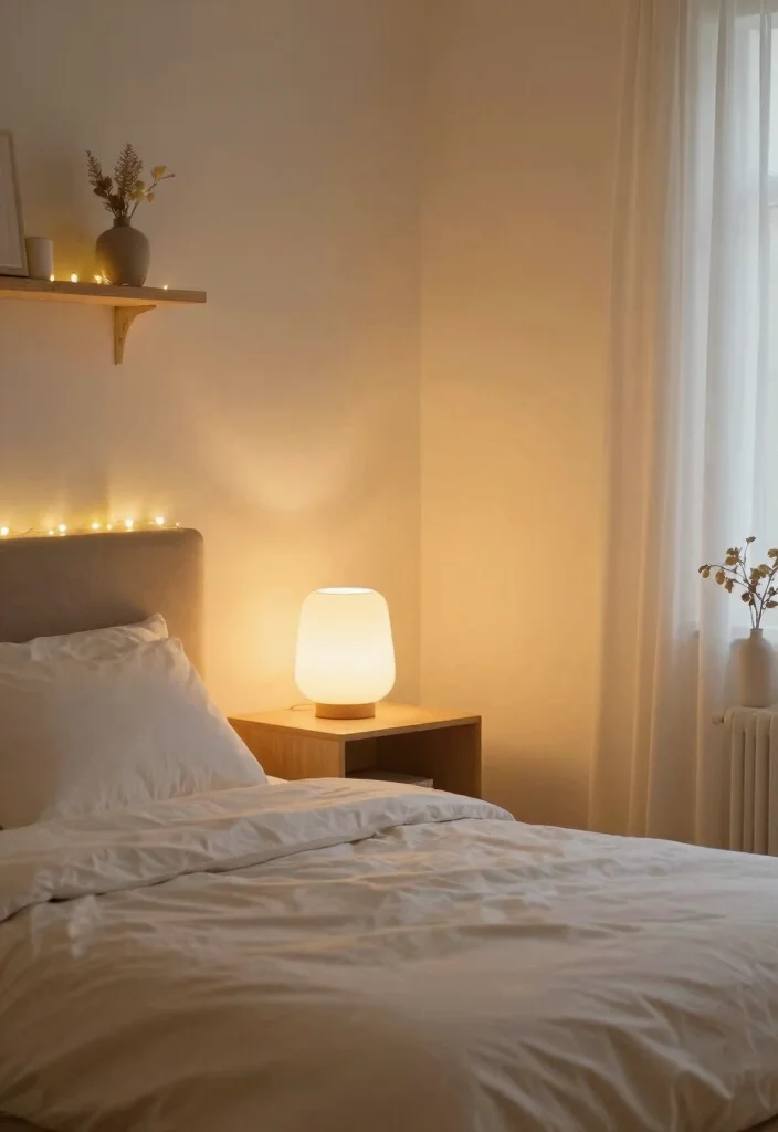 14 Bedroom Organization Ideas for a Calm Space 63 14 Bedroom Organization Ideas for a Calm Space 13. Incorporate Soft Lighting 0