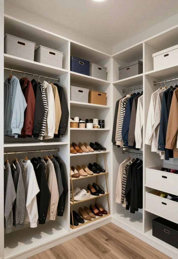 14 Bedroom Organization Ideas for a Calm Space 14 14 Bedroom Organization Ideas for a Calm Space 4. Implement Closet Organizers 0