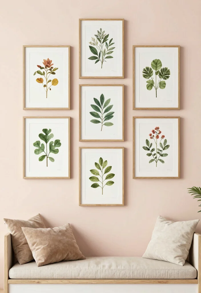 14 Bohemian Wall Decor Ideas for Bedroom Styling 39 14 Bohemian Wall Decor Ideas for Bedroom Styling 9. Botanical Prints in Frames 0