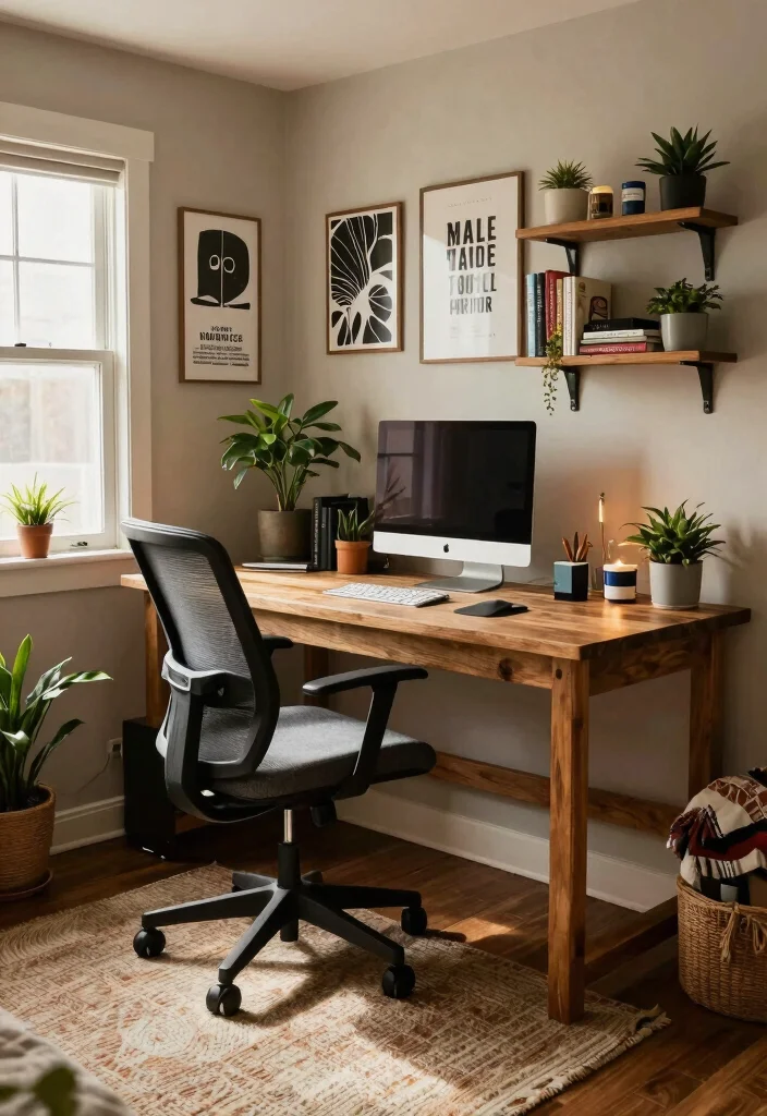 14 Cozy Basement Ideas for Warm and Inviting Spaces 8. Home Office Setup for Productivity 0