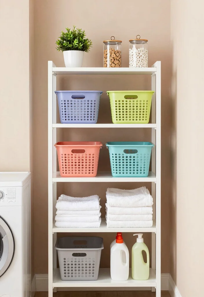 14 Laundry Room Organization Ideas for Small Spaces 1 14 Laundry Room Organization Ideas for Small Spaces 1. Vertical Shelving Units 0