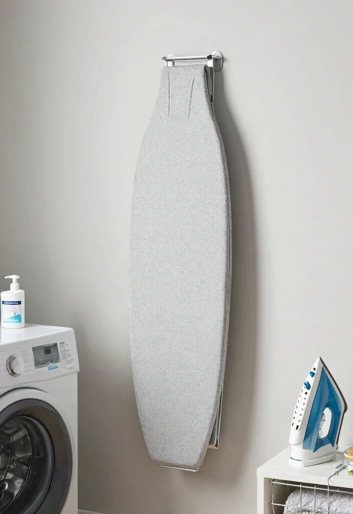 14 Laundry Room Organization Ideas for Small Spaces 52 14 Laundry Room Organization Ideas for Small Spaces 12. Compact Wall Mounted Ironing Boards 0