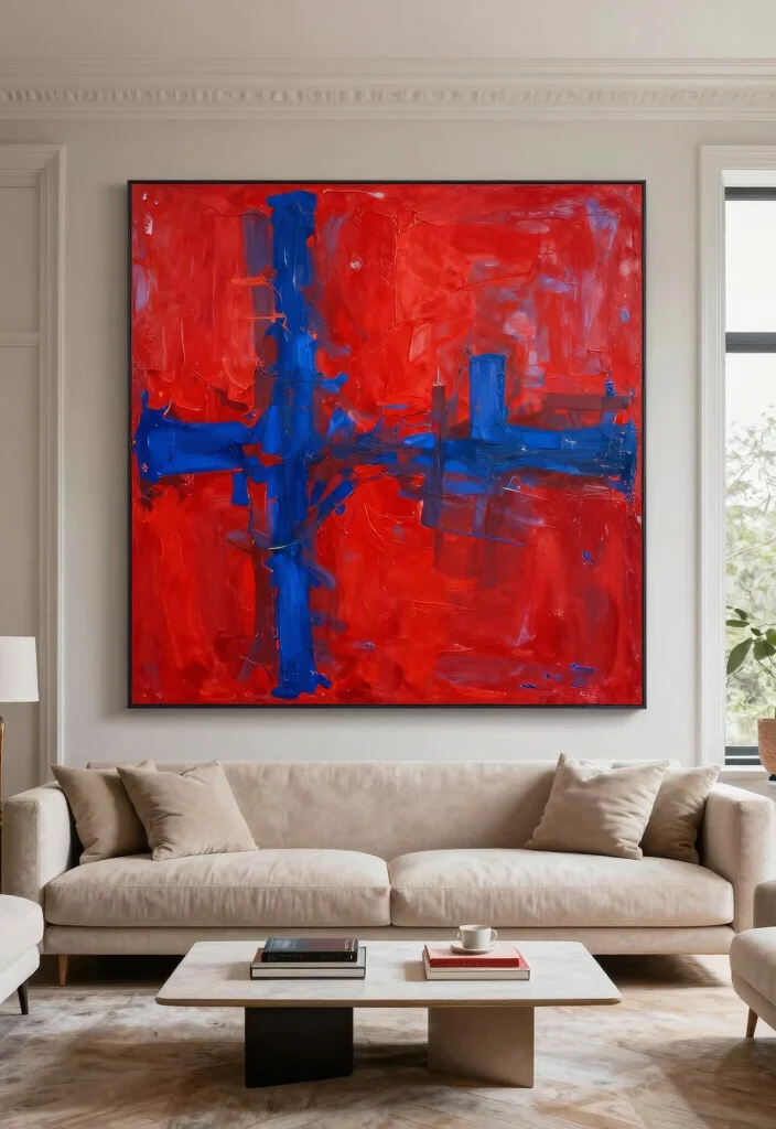 14 Living Room Wall Decor Ideas Above the Couch 1 14 Living Room Wall Decor Ideas Above the Couch 1. Oversized Artwork 0