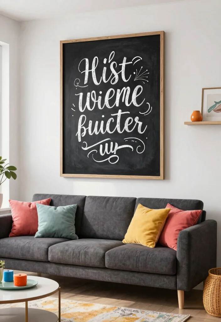 14 Living Room Wall Decor Ideas Above the Couch 38 14 Living Room Wall Decor Ideas Above the Couch 8. Customizable Wall Art 0