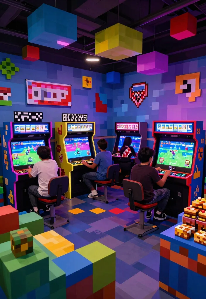 14 Minecraft Basement Ideas for Creative Underground Builds 60 14 Minecraft Basement Ideas for Creative Underground Builds 10. Gaming Arcade Vibe 0