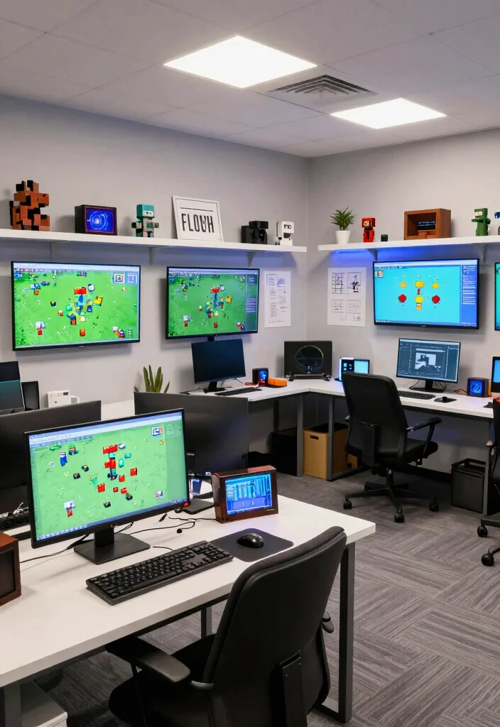 14 Minecraft Basement Ideas for Creative Underground Builds 63 14 Minecraft Basement Ideas for Creative Underground Builds 13. Game Development Studio 0