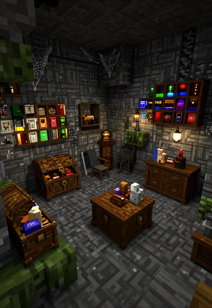 14 Minecraft Basement Ideas for Creative Underground Builds 47 14 Minecraft Basement Ideas for Creative Underground Builds 7. Fantasy RPG Dungeon 0