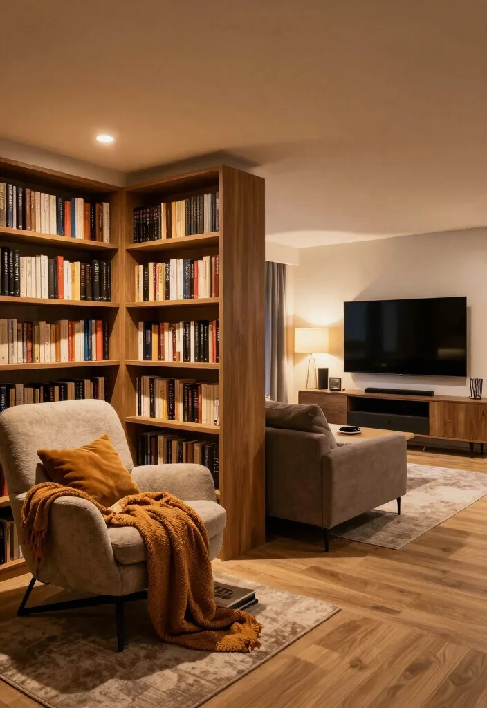 14 Moody Basement Ideas with Dark Cozy Atmosphere 61 14 Moody Basement Ideas with Dark Cozy Atmosphere 10. Divided Spaces 0