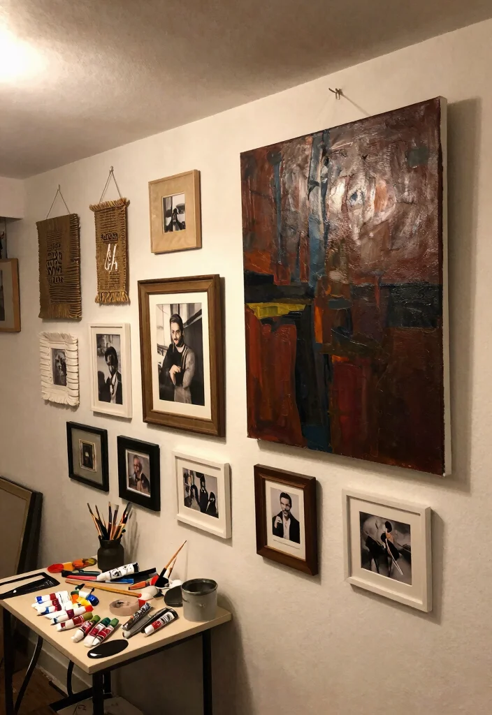 14 Moody Basement Ideas with Dark Cozy Atmosphere 64 14 Moody Basement Ideas with Dark Cozy Atmosphere 13. DIY Art Projects 0