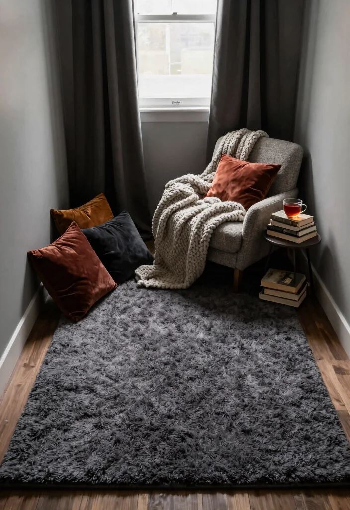 14 Moody Basement Ideas with Dark Cozy Atmosphere 15 14 Moody Basement Ideas with Dark Cozy Atmosphere 4. Cozy Textiles 0