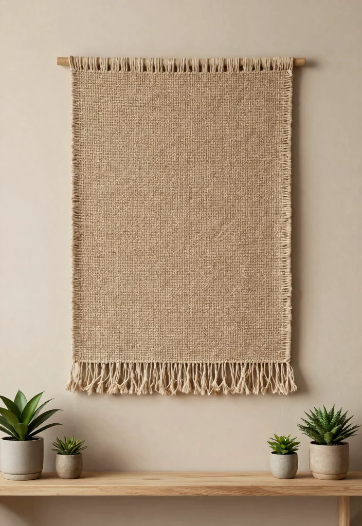 14 Room Wall Decor Ideas for Any Space 10. Natural Fiber Wall Art 0