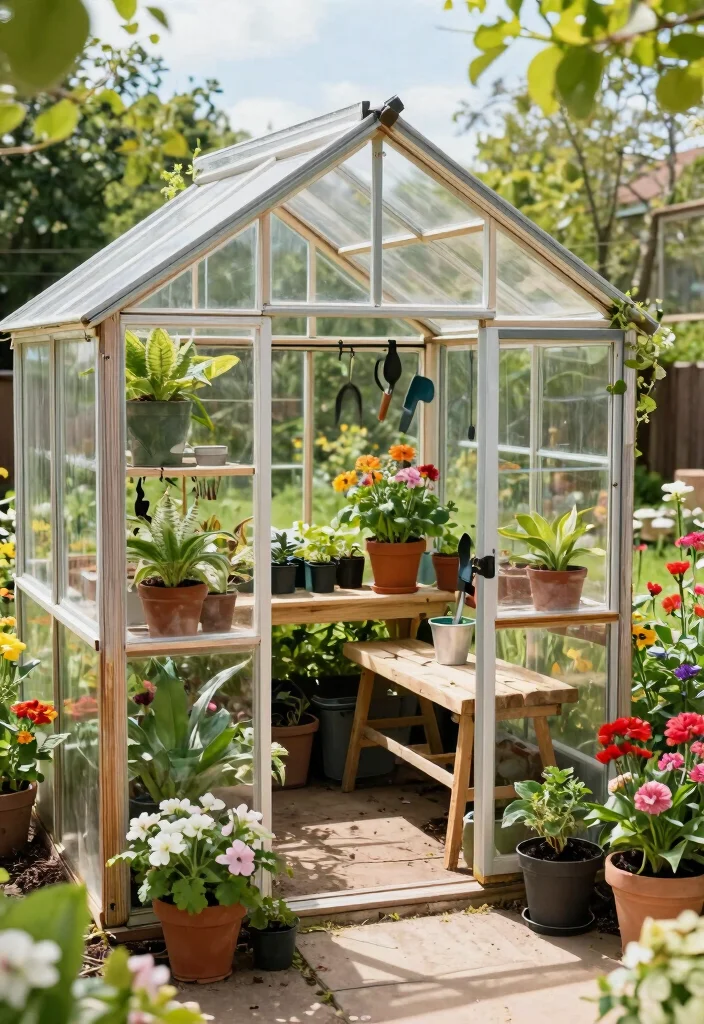 14 Sims 4 Backyard Ideas for Creative Outdoor Builds 13. Greenhouse or Garden Shed 0