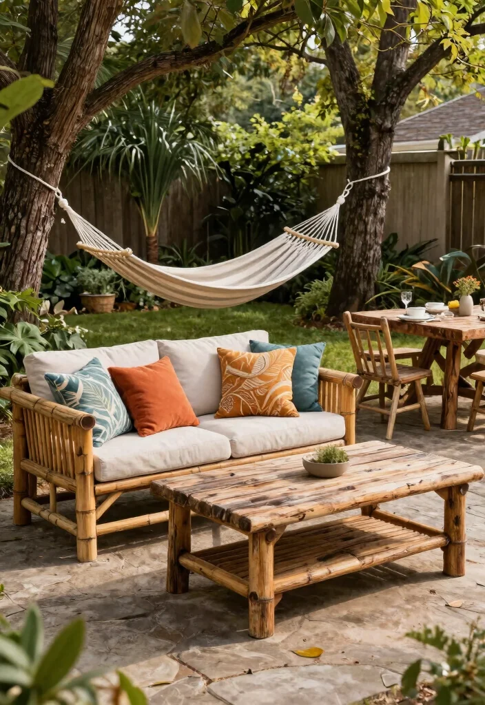 14 Sims 4 Backyard Ideas for Creative Outdoor Builds 6. Sustainable Garden Furniture 0