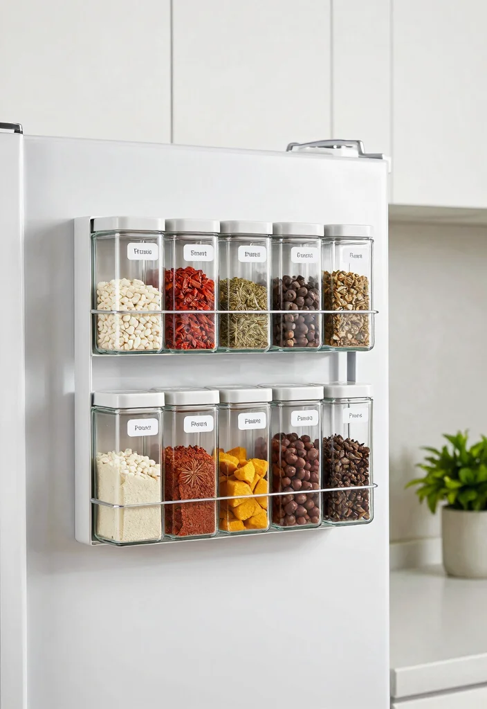 14 Small Kitchen Organization Ideas That Actually Work 1 14 Small Kitchen Organization Ideas That Actually Work 1. Magnetic Spice Rack 0