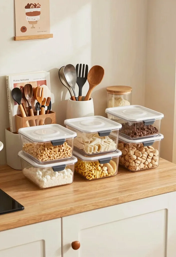 14 Small Kitchen Organization Ideas That Actually Work 54 14 Small Kitchen Organization Ideas That Actually Work 14. Organized Baking Station 0
