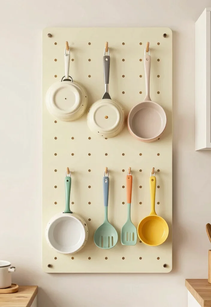 14 Small Kitchen Organization Ideas That Actually Work 39 14 Small Kitchen Organization Ideas That Actually Work 9. Pegboard Walls 0