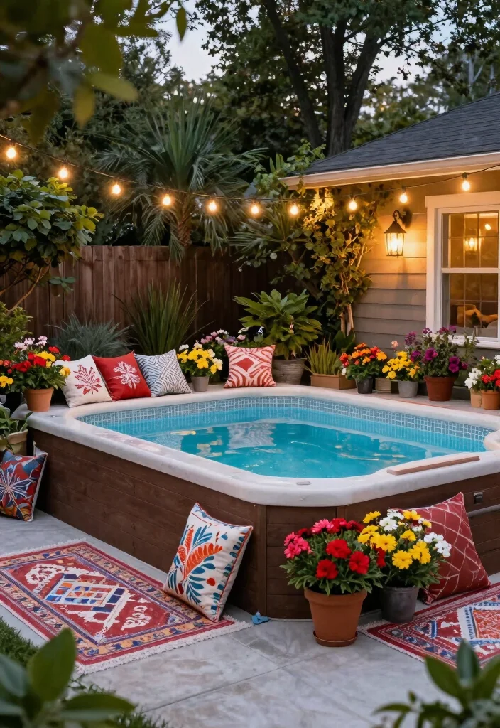 14 Swim Spa Backyard Ideas for Fitness and Relaxation Combined 53 14 Swim Spa Backyard Ideas for Fitness and Relaxation Combined 13. Seasonal Decor 0