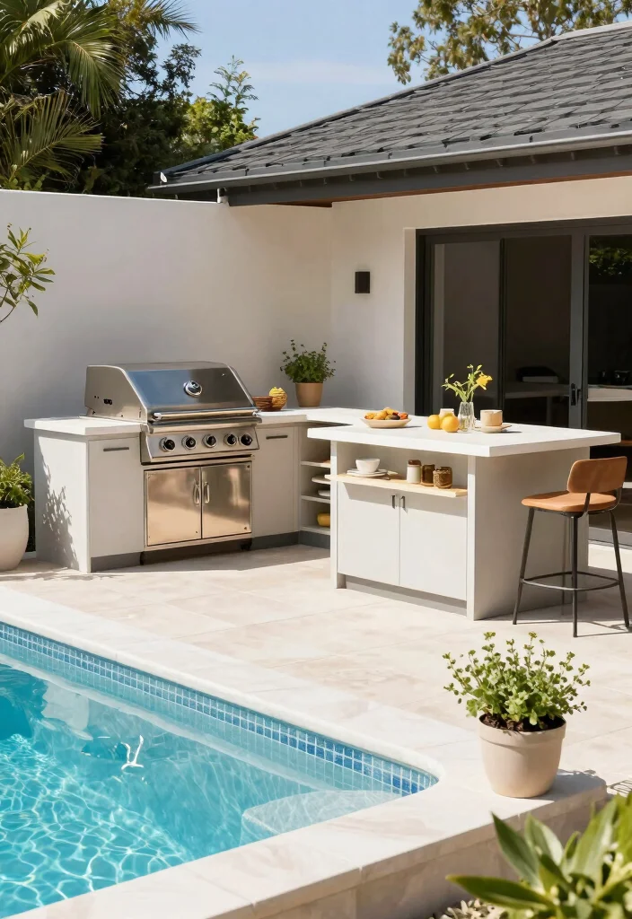 14 Swim Spa Backyard Ideas for Fitness and Relaxation Combined 27 14 Swim Spa Backyard Ideas for Fitness and Relaxation Combined 7. Outdoor Kitchen and Spa 0
