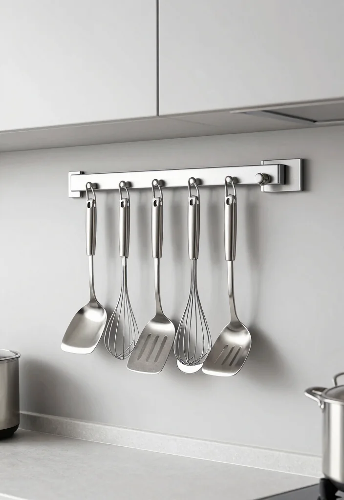 14 Utensil Organization Ideas for Kitchen Drawers 5. Magnetic Strips for Metal Utensils 0