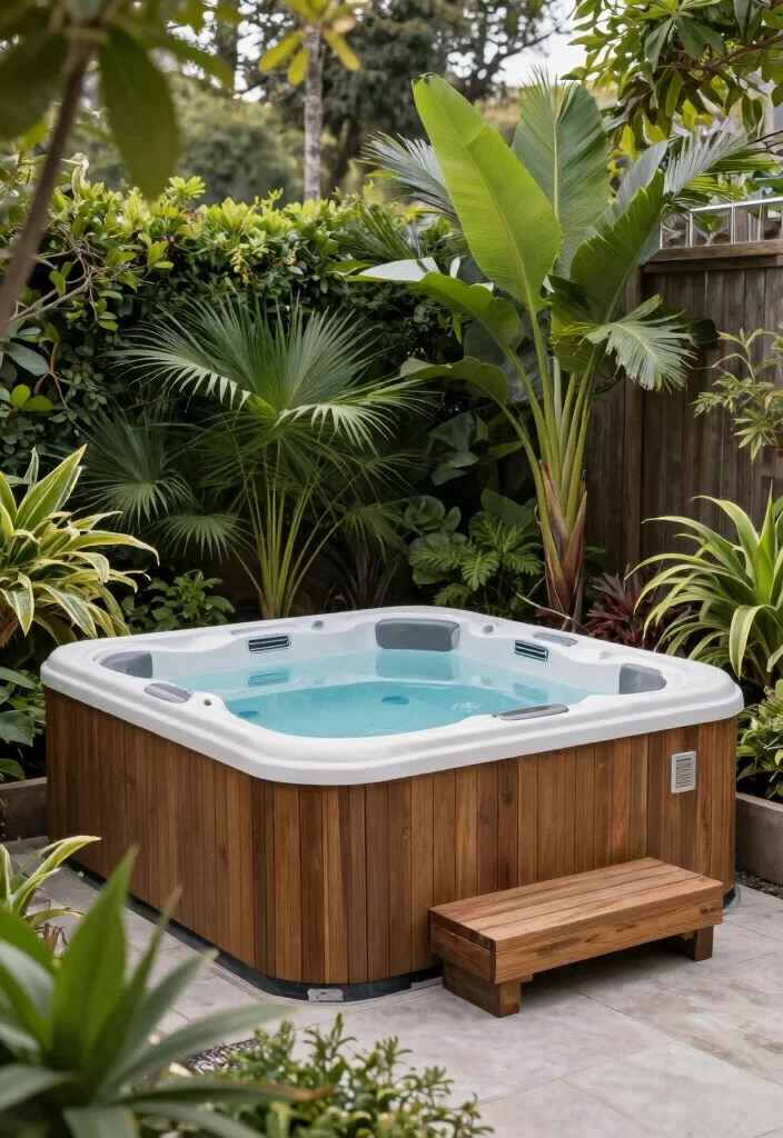 15 Backyard Hot Tub Ideas for a Private Spa Style Escape 9. Eco Friendly Design 0