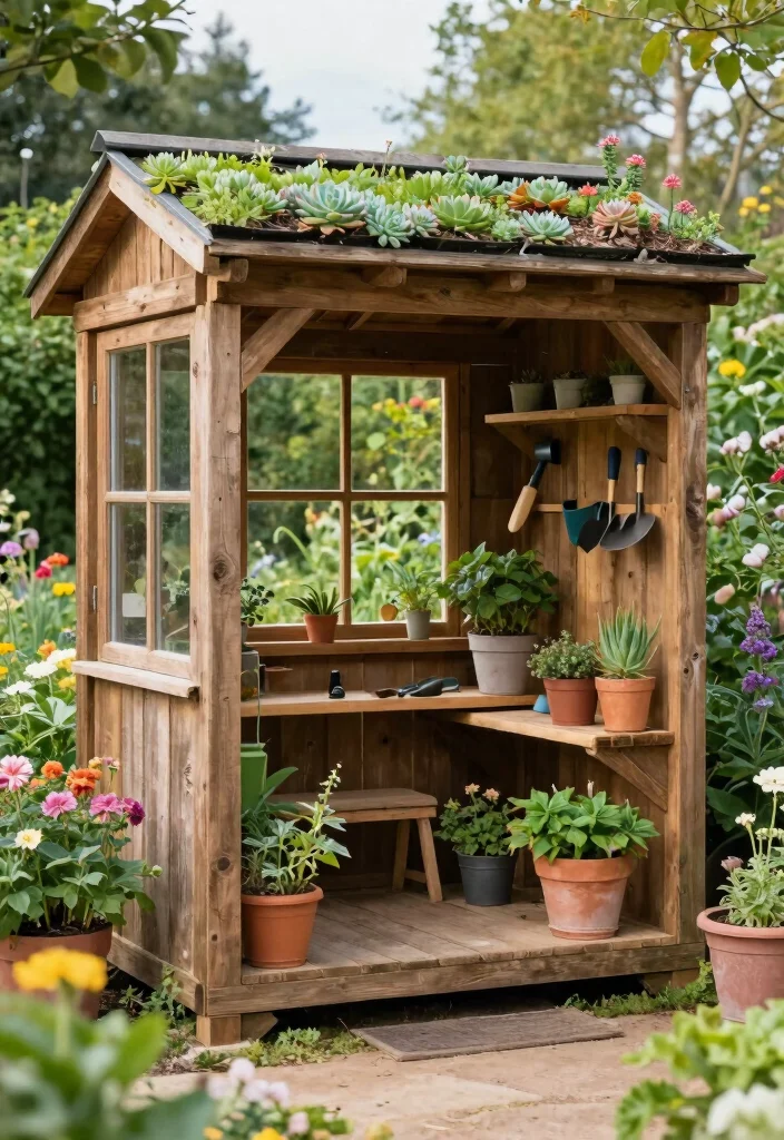 15 Backyard Shed Ideas for Storage and Outdoor Style 1. Eco Chic Wooden Shed 0