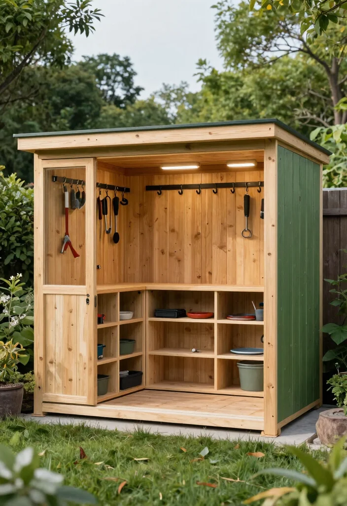 15 Backyard Shed Ideas for Storage and Outdoor Style 11. Sustainable Storage Shed 0