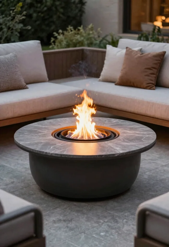 15 Budget Friendly Backyard Fire Pit Ideas That Feel Inviting 54 15 Budget Friendly Backyard Fire Pit Ideas That Feel Inviting 14. Fire Pit Coffee Table 0