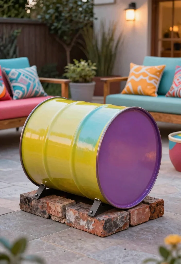 15 Budget Friendly Backyard Fire Pit Ideas That Feel Inviting 23 15 Budget Friendly Backyard Fire Pit Ideas That Feel Inviting 3. Steel Drum Fire Pit 0