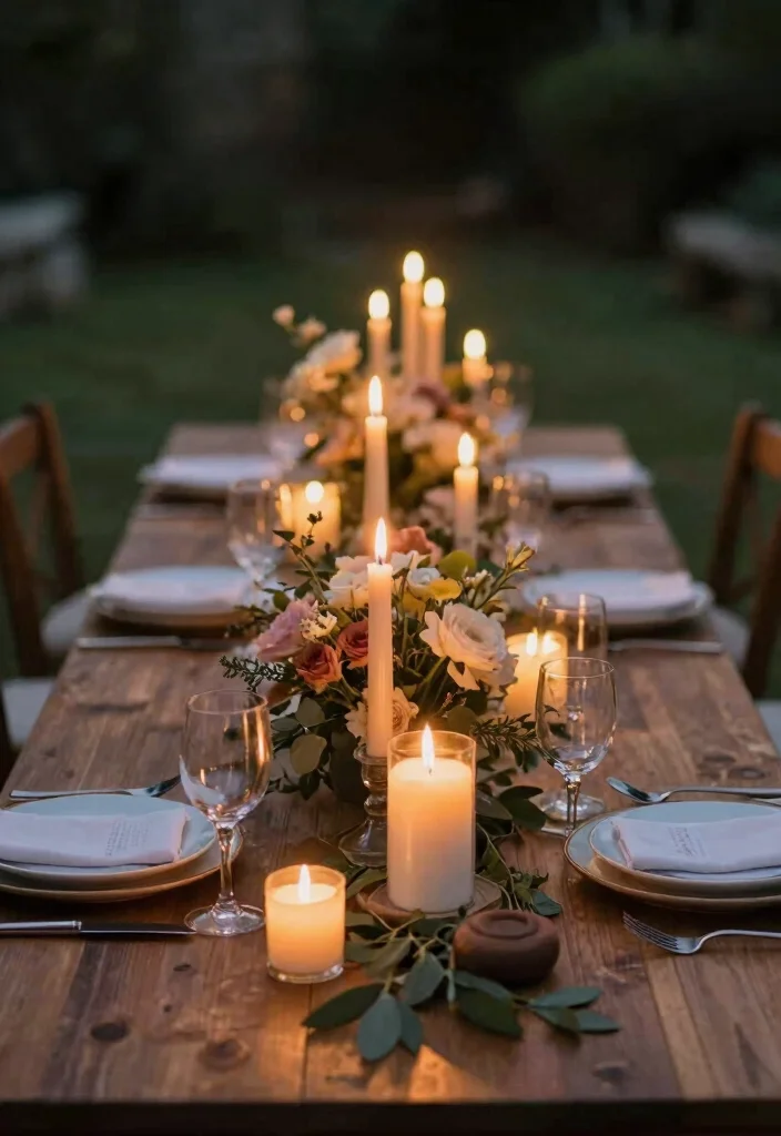 16 Backyard Lighting Ideas for Cozy Evenings and Entertaining 42 16 Backyard Lighting Ideas for Cozy Evenings and Entertaining 12. Candlelit Centerpieces 0