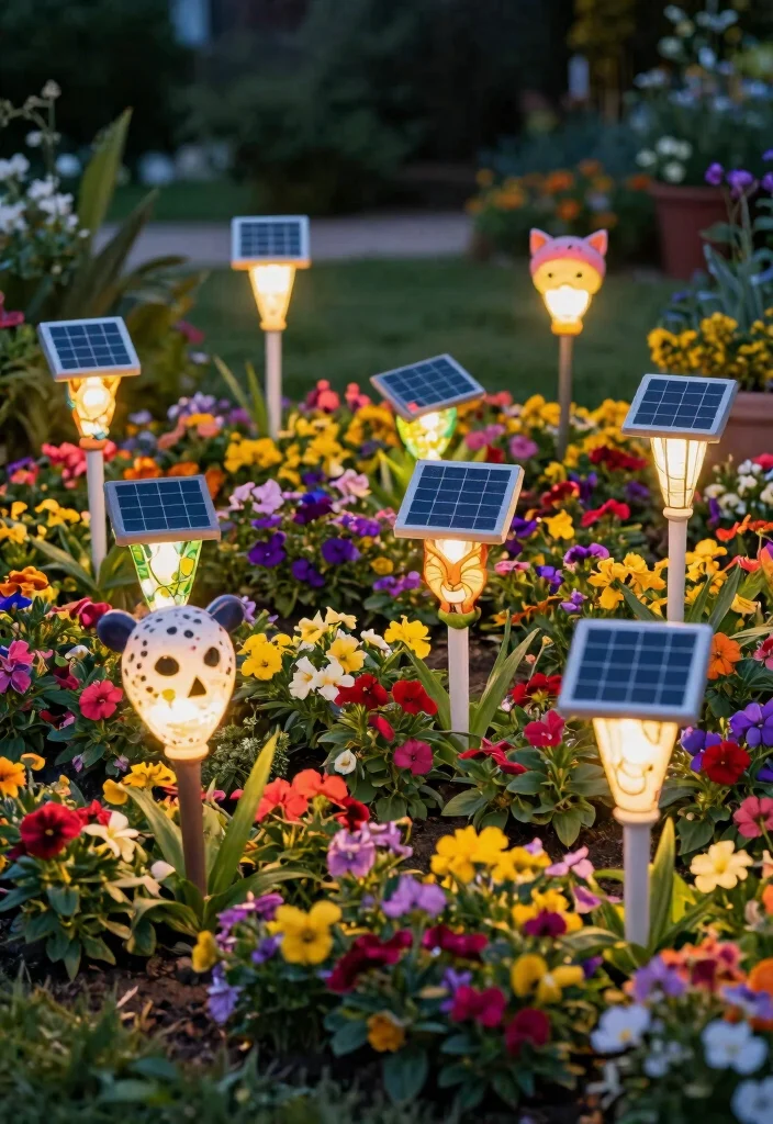 16 Backyard Lighting Ideas for Cozy Evenings and Entertaining 43 16 Backyard Lighting Ideas for Cozy Evenings and Entertaining 13. Decorative Solar Garden Stakes 0