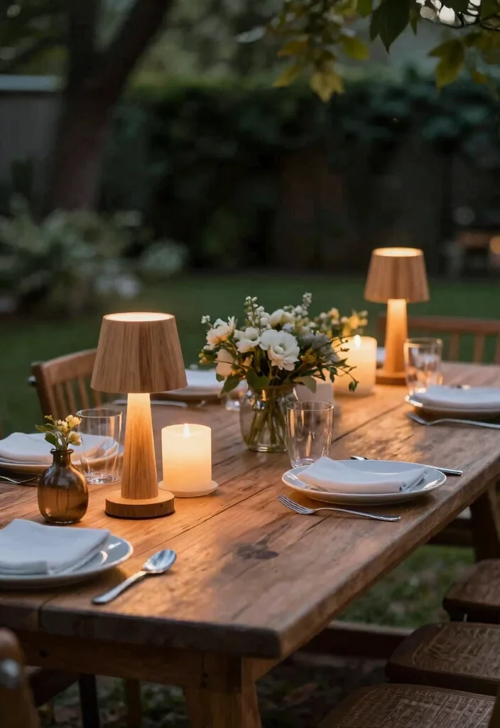 16 Backyard Lighting Ideas for Cozy Evenings and Entertaining 65 16 Backyard Lighting Ideas for Cozy Evenings and Entertaining 15. Natural Wood Lamps 0