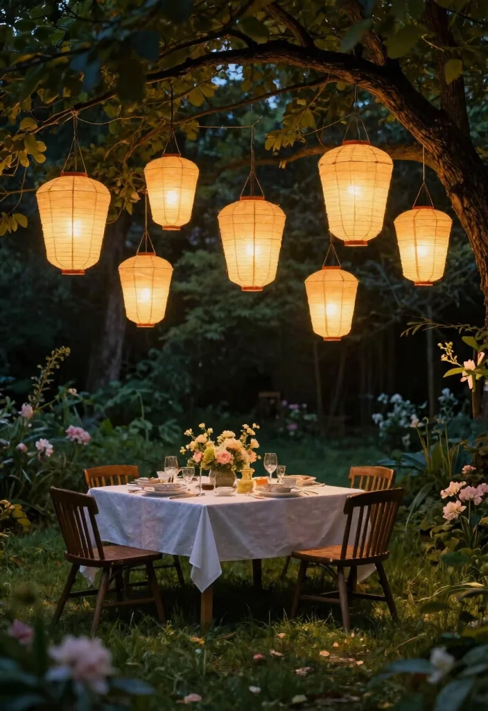 16 Backyard Lighting Ideas for Cozy Evenings and Entertaining 14 16 Backyard Lighting Ideas for Cozy Evenings and Entertaining 4. Biodegradable Lanterns 0