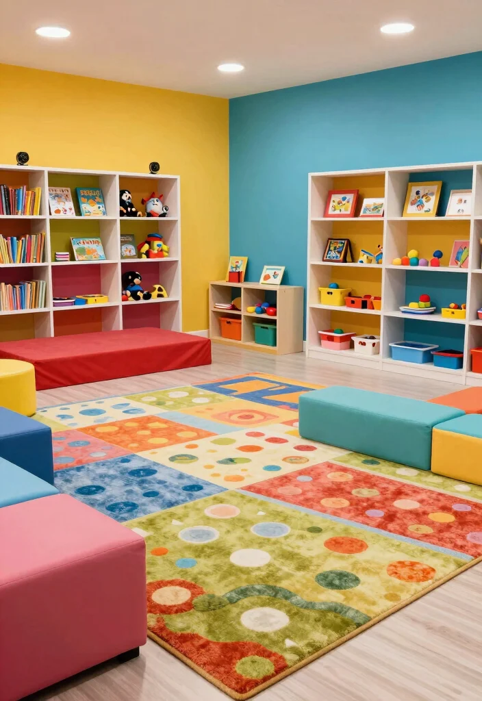 16 Basement Ideas to Turn Unused Space into Functional Living 9. Playful Childrens Zone 0