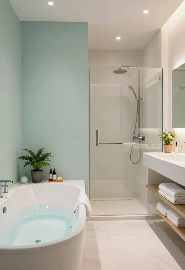 16 Basement Layout Floor Plan Ideas for Smart Design 10. Spa Like Bathroom 0