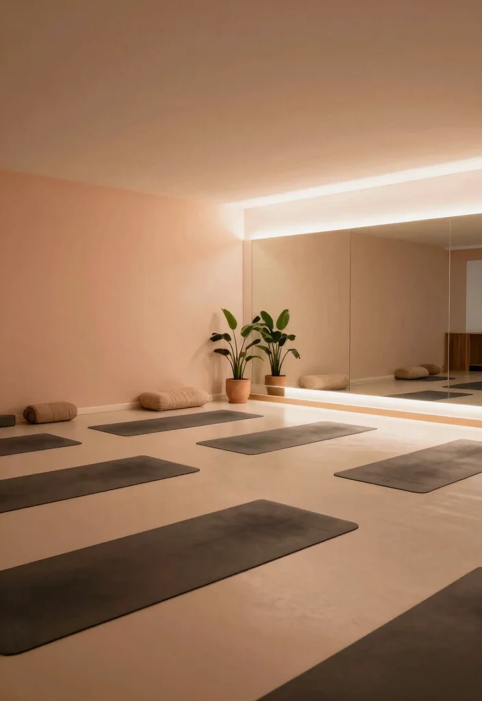 16 Basement Layout Floor Plan Ideas for Smart Design 13. Serene Yoga Studio 0