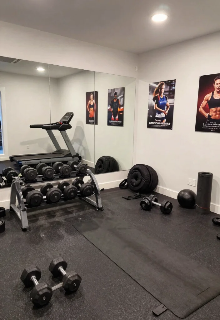 16 Basement Layout Floor Plan Ideas for Smart Design 6. Home Gym Haven 0