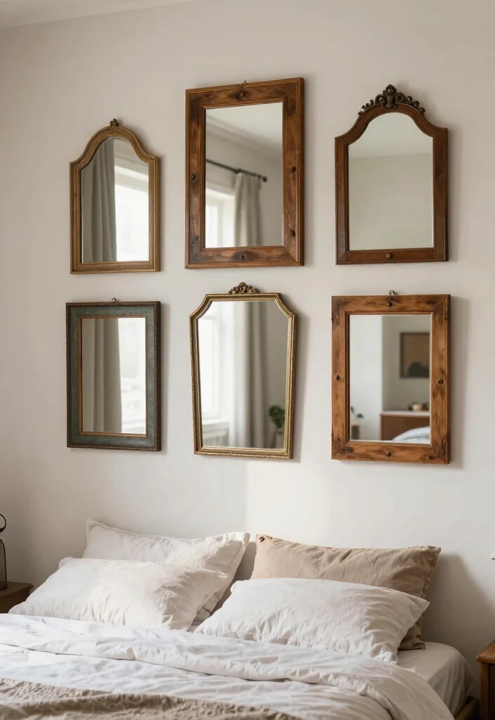 16 Bedroom Wall Decor Design Ideas for Modern Homes 62 16 Bedroom Wall Decor Design Ideas for Modern Homes 12. Upcycled Mirrors 0