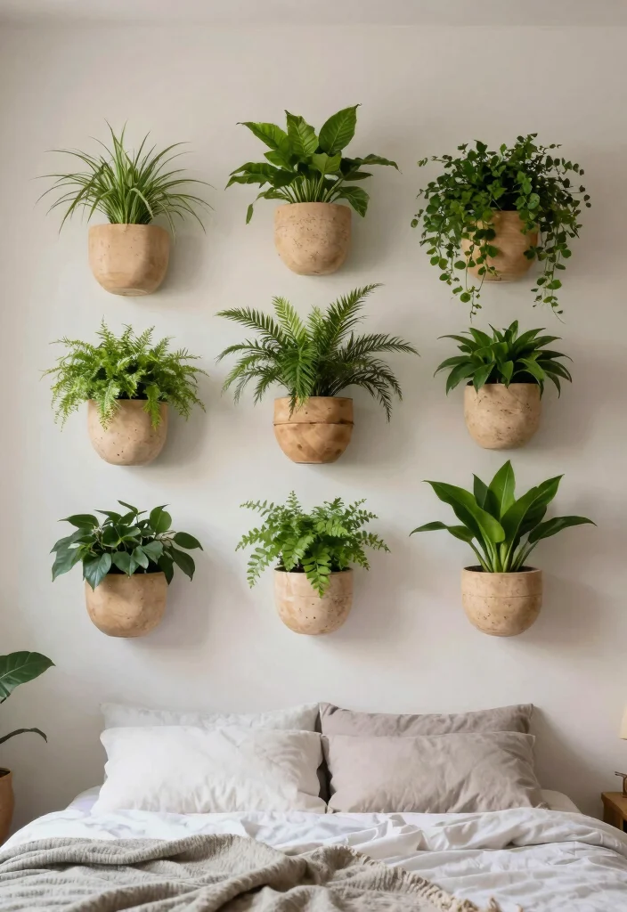 16 Bedroom Wall Decor Design Ideas for Modern Homes 37 16 Bedroom Wall Decor Design Ideas for Modern Homes 7. Wall Mounted Planters 0