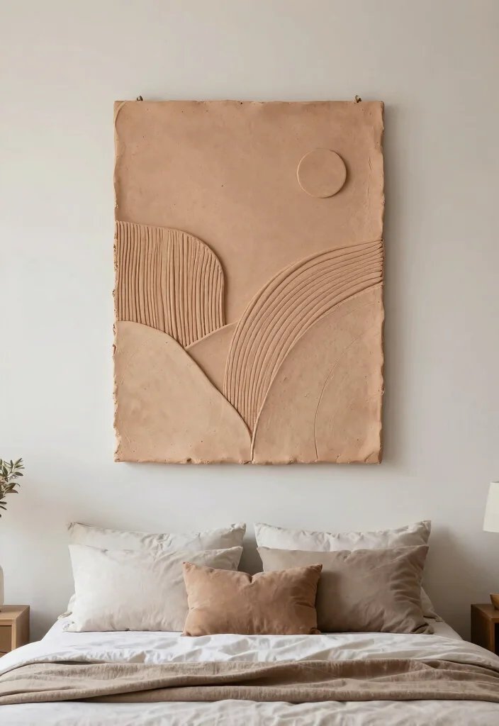 16 Bedroom Wall Decor Design Ideas for Modern Homes 38 16 Bedroom Wall Decor Design Ideas for Modern Homes 8. Artisanal Clay Wall Hangings 0