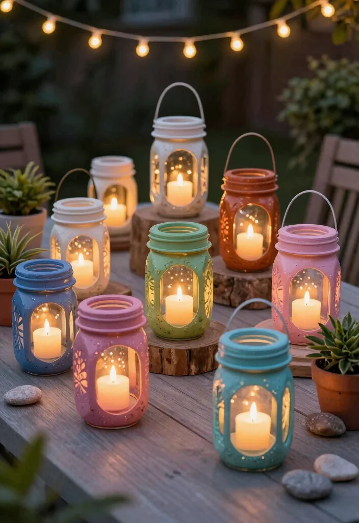 16 DIY Backyard Ideas on a Budget That Still Look Impressive 2 16 DIY Backyard Ideas on a Budget That Still Look Impressive 2. DIY Lanterns for Ambiance 0