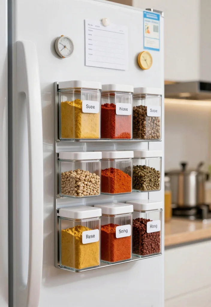 16 Fridge Organization Ideas for Better Food Storage 1 16 Fridge Organization Ideas for Better Food Storage 1. Magnetic Spice Containers 0
