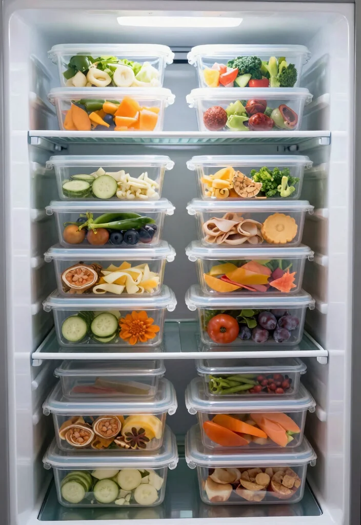 16 Fridge Organization Ideas for Better Food Storage 26 16 Fridge Organization Ideas for Better Food Storage 6. Clear Containers for Meal Prepping 0
