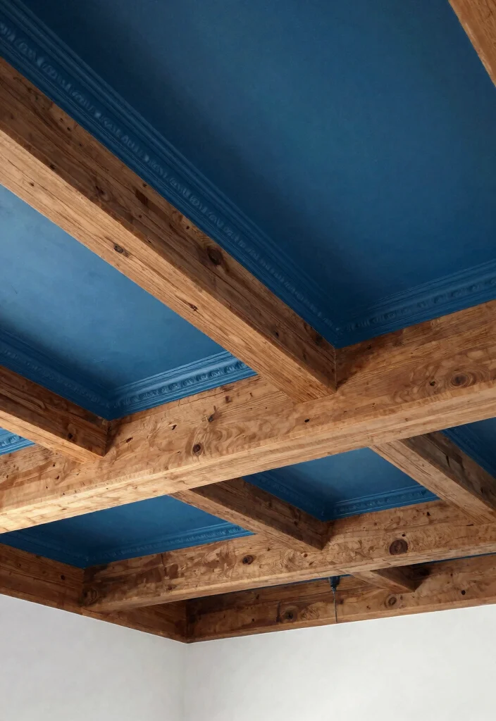 16 Low Ceiling Basement Ideas That Still Feel Open 10. Play with Ceiling Treatments 0