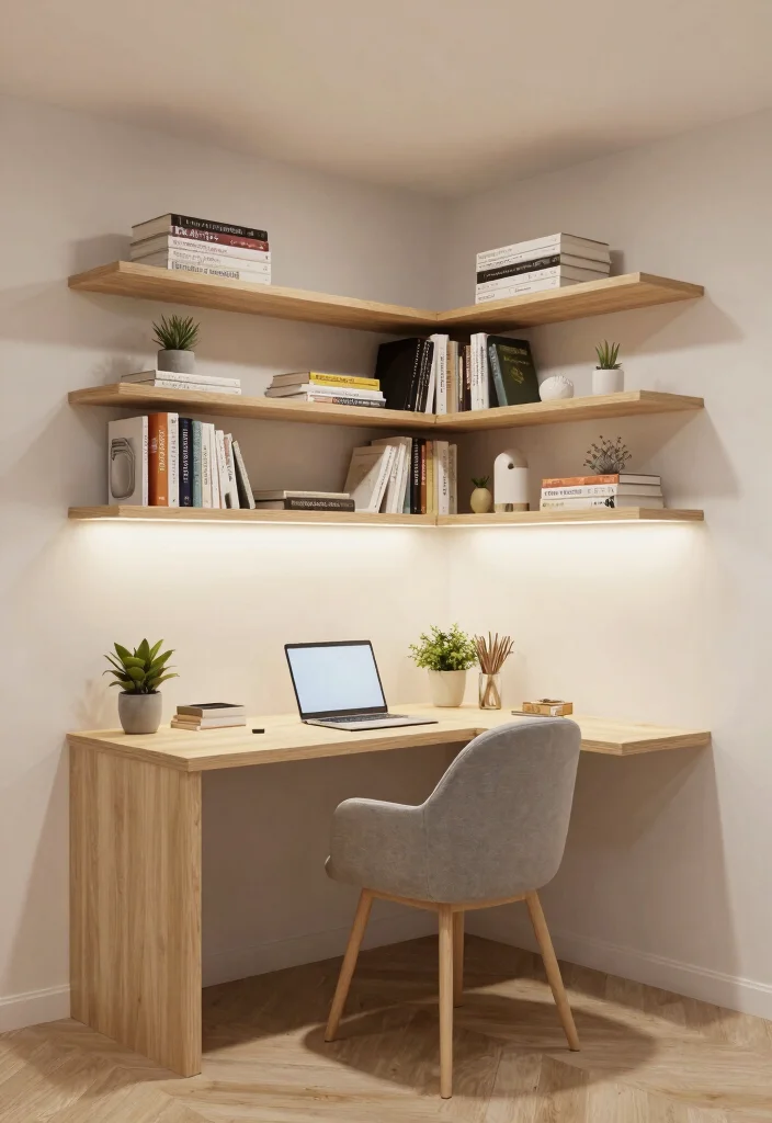 16 Low Ceiling Basement Ideas That Still Feel Open 11. Create a Home Office Nook 0
