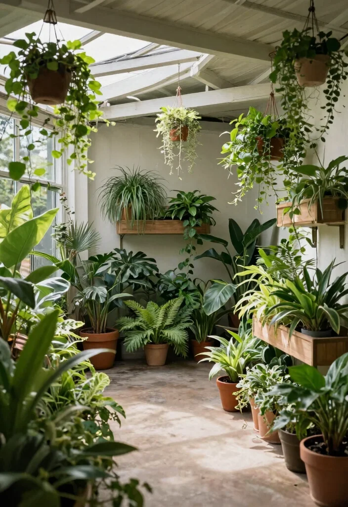 16 Low Ceiling Basement Ideas That Still Feel Open 13. Indoor Garden Vibe 0