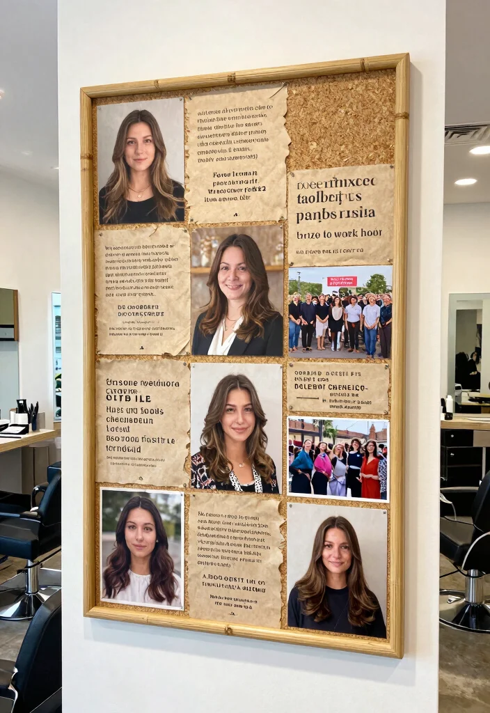 16 Salon Wall Decor Ideas for Stylish Business Spaces 5. Creative Wall Displays 0