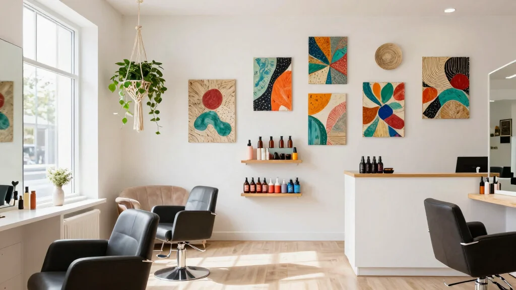 16 Salon Wall Decor Ideas for Stylish Business Spaces